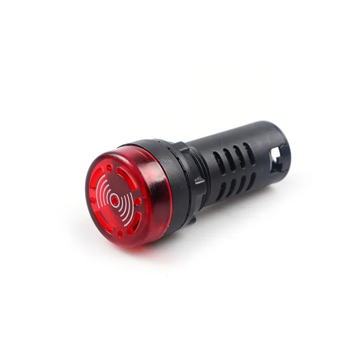 HUAWU blinkende led summer AD16-SM Flash summer AC110-380V, rot pilot licht mit summer