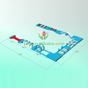 2025 Tamaño personalizado Diseño de color Durable Verano Diversión Inflable Parque infantil <span class=keywords><strong>Isla</strong></span> flotante Enorme obstáculo Agua Instalaciones de entretenimiento - Product Image 3