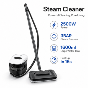 Wholesale Portable Steam Cleaning Machine 220V 2500W 3BAR Steam Pressure 1600ml Water Tank 3 Adjustable Modes Steam <b>Mop</b> OEM ODM - Product Image 1