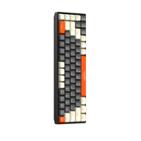 Leaven H68 Keyboard Mekanik Tiga Mode Kabel & Nirkabel RGB Hot Swap 68 Tombol