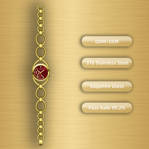 OEM Factory Customize High Quality 316L Stainless Steel Waterproof <b>Ladies</b> Jewelry <b>Watch</b> Small Dial <b>Bracelets</b> Quartz <b>Watch</b> - Product Image 4