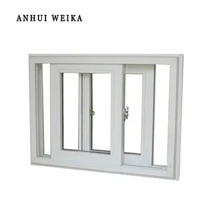 customised windows sliding glasses Silent sliding window glass glazed sash upvc pvc sliding adjustable house window vents