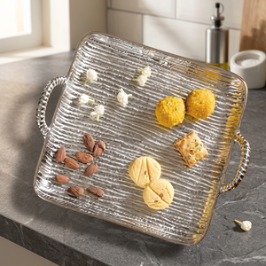 <b>Serving</b> <b>Tray</b> With Handles Polished Finish Residential Use Food Contact Safe - Product Image 5