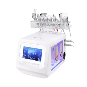 Korea 9 in 1 Hydro wasser dermabrasion Hydra Jet Peeling RF Oxigen Gesichts Maschine