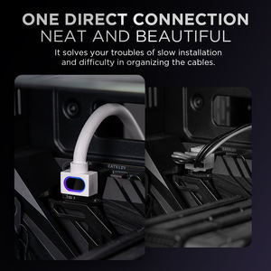 Cable de Extensión para Fuente de Alimentación de PC AsiaHorse Hydrus de 8 Pines, RGB ARGB, con Funda, para Tarjeta Gráfica GPU, Cables Personalizados - Product Image 2