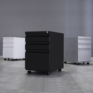 2025 Hot Sale Three Drawer Activity Cabinet Under <b>Desk</b> Side Mobile Storage <b>Small</b> Cabinet - Product Image 3