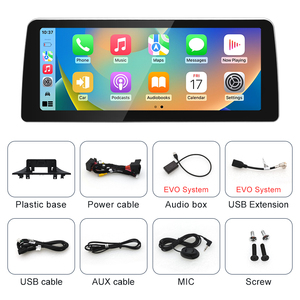 STWEI จอไร้สายขนาด 12.3 นิ้ว รองรับ AUTO CarPlay สำหรับ BMW X1 F48 EVO ปี 2016-2020 ระบบ Linux บลูทูธ DSP หน้าจอสัมผัส ความละเอียด 1920x720 ในตัว - Product Image 6