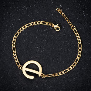 <span class=keywords><strong>Precio</strong></span> justo y joyería <span class=keywords><strong>de</strong></span> moda Fabricación <span class=keywords><strong>de</strong></span> dijes iniciales Pulsera <span class=keywords><strong>esclava</strong></span> estilo Cadena <span class=keywords><strong>de</strong></span> <span class=keywords><strong>acero</strong></span> - Product Image 1