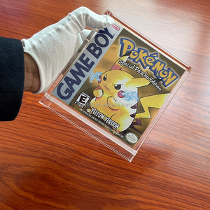 Nhà máy của xách tay đánh bóng bề mặt có tính năng Pokemon Nintendo Retro Video Trò chơi trường hợp trò chơi cậu bé trước GBG hiển thị trường hợp - Product Image 5