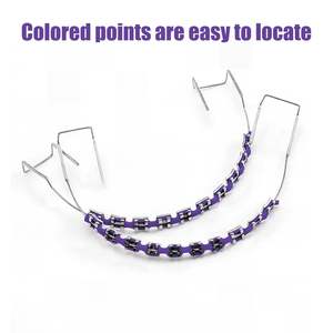 Decoración Dental Temporal con Alambres Metálicos, Brackets y Ligaduras de Ortodoncia, para Decoración Dental de Ortodoncia o DIY - Product Image 5