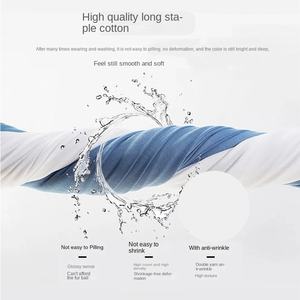 Para 240G Ami Kaji American Cotton Camiseta para hombre Pantalla de seda Sólido Cross-border High Street para Brand Shoulder Wide Edition - Product Image 4