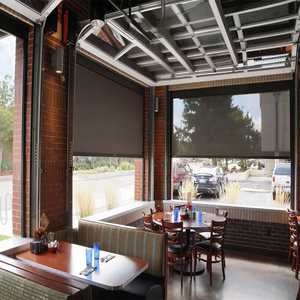 Auvent rétractable commercial durable, architecture moderne, alliage d'aluminium, imperméable, parasol métallique pour <span class=keywords><strong>restaurant</strong></span> - Product Image 5