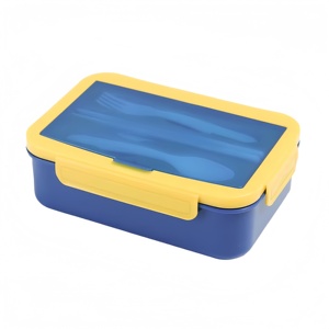 Wholesale Portable Microwaveable <b>Lunch</b> <b>Box</b> - Sealed Compartmentalized Picnic Food - Product Image 2