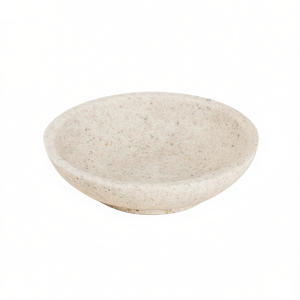 Jabonera Afra Blanca Mate D. 13 cm H. 3.2 cm Para Uso en Baño - Product Image 3