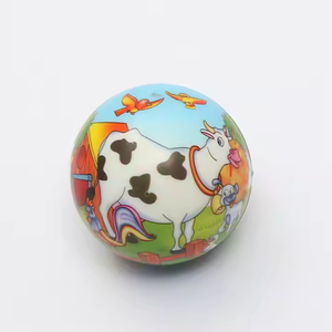 Balle anti-stress en mousse PU Cartoon Animal 6.3cm avec impression couleur pour soulager le stress - Product Image 2
