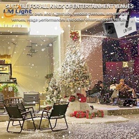 LM usine 600W 800W 1500W machine à neige extérieure intérieure fête de mariage noël effet artificiel machine à neige pour les fêtes