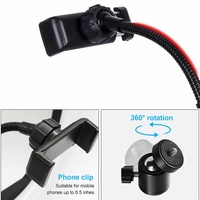 Hot MJ20 lampu Led 20cm RGB, lampu cincin Selfie dengan Remote dapat disesuaikan, lampu cincin 8 inci RGB LED lampu Selfie, lampu LED Selfie