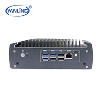 Mini PC Firewall con Procesador I3 I5 I7, 6 Puertos LAN, Seguridad de Red, PC Sin Ventilador con Win 10 11 I255v 2.5G SSD Industrial