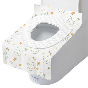 Alfombrilla desechable gruesa para inodoro, embalaje individual, cubierta de inodoro de <span class=keywords><strong>cobertura</strong></span> total, cojín de grado médico para hotel Jiumu - Product Image 1