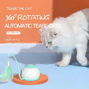 Juguete Interactivo Ecológico para Mascotas, Varita Eléctrica con Plumas, Juguete para Gatos con Carga Inteligente - Product Image 6