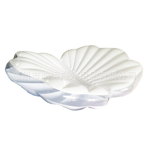 Cama Flotante con Carcasa de PVC 140x100cm Blanco Marfil para Hoteles y Resorts, Accesorios para Piscina - Product Image 1