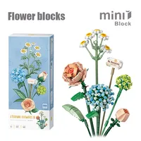 LOZ 1670 1671 1672 Cactus Mini, Bonsái Creativo, Simulación de Plantas Verdes, Flores Decorativas, Juego de Bloques de Construcción para Regalo