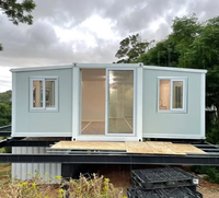 Maison préfabriquée moderne en conteneur pour l'Australie, structure en acier extensible de 20 pieds et 40 pieds, unité d'habitation annexe (ADU), design approuvé par le conseil municipal