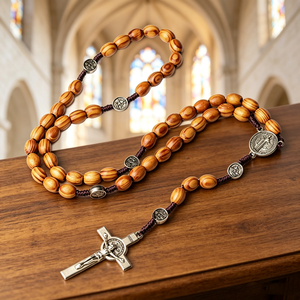 La Milagrosa en Caja de Acero Inoxidable, Joyería de la Virgen María, Acero al por Mayor para Recuerdo de Lujo, Hermosos Rosarios Católicos - Product Image 5