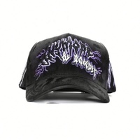 Casquette de baseball de voyage sportive à 5 panneaux en daim de haute qualité, à large bord, brodée sur mesure