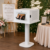 Vogue Selfie Portable 360 Degrés iPad Dslr Miroir Magique Espejo Magico Photo Booth Imprimante Stand