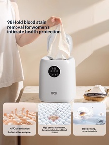 Mini Lavatrice Husky per Biancheria Intima, Pantaloni, Bambini, Lavaggio e Asciugatura Tutto in Uno, Capacità 0,7kg, Display LED - Product Image 2