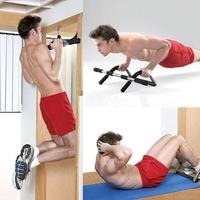 Barra de dominadas de acero para montaje en pared, equipo de gimnasio para entrenamiento de fuerza y ejercicios de dominadas, para uso doméstico