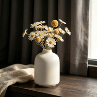 Vase à fleurs en céramique de luxe, en porcelaine émaillée au sable, fait à la main, pour la décoration de la maison