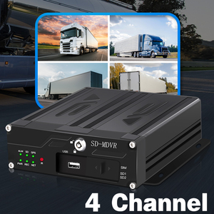 4채널 SD 트럭 버스 MDVR 시스템 4G GPS WIFI 로컬 스토리지 옵션 1080p 듀얼 SD 카드 주행 기록기 비디오 레코더 차량 블랙박스 - Product Image 5