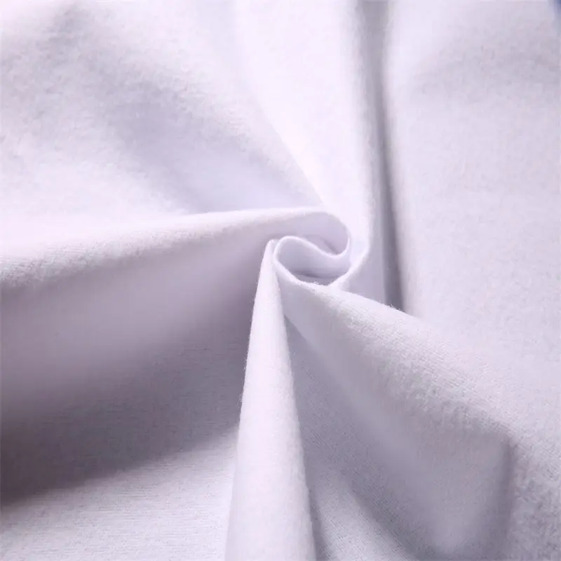 Rollos De Telas Franela 100% coton flanelle Film imperméable stratifié polyuréthane Tpu tissu