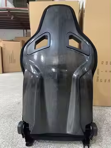 مقعد سباق رياضي عالي الجودة من الجلد الصناعي PVC قابل للتعديل مع هيكل من ألياف الكربون طراز Racaro Sportster Cs - Product Image 6