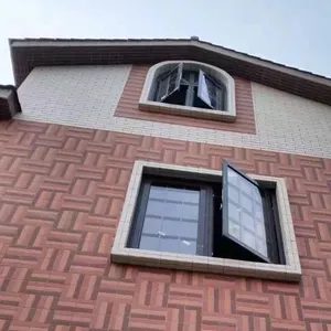 Hecho en China, aislamiento térmico, a prueba de sonido, aluminio, vidrio de seguridad Premium, puertas de ventana de vidrio abatible para el hogar