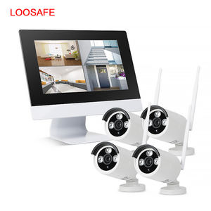Loosafe — caméra de vidéosurveillance 4CH, 2mp <span class=keywords><strong>Wifi</strong></span> Nvr, <span class=keywords><strong>Kit</strong></span> de caméra de sécurité vidéo Rohs avec Svreen - Product Image 5