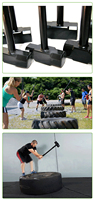 Equipo de Fitness de alta calidad, entrenamiento de pesas, gimnasio, martillo de acero para culturismo