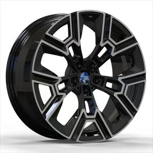 Jantes en alliage d'aluminium forgé de 18 à 22 pouces, données des jantes <span class=keywords><strong>I7</strong></span> G70, revêtement noir complet et <span class=keywords><strong>surface</strong></span> polie avec précision - Product Image 4