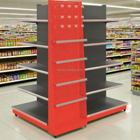 Tête de gondole Unité promotionnelle pour les étagères de supermarché Garnitures de magasin et présentoir pour l'épicerie au détail épicerie de proximité