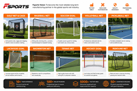 Jaula de Práctica de Golf de 10x8 pies con Barreras Laterales, Red de Práctica de Golf Resistente para Entrenamiento en Interiores y Exteriores