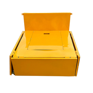 รถขนส่งแบบแทร็กเหล็กสีเหลืองพร้อมกระบะยกได้สำหรับงานอุตสาหกรรม - Product Image 6