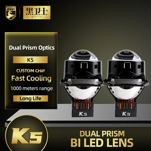 Faros Delanteros LED de Alta Potencia K5 de 3.0 Pulgadas y 12V, Nuevos, Mini Canbus, con Lente Láser Dual, Proyector Bi-LED - Product Image 1