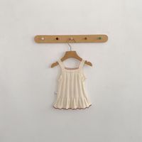 Robe d'été de haute qualité, sans manches, en pur coton, pour nouveau-nés, filles, bébés, robe tricotée avec jacquard cerise