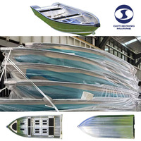 Plataforma de Asiento Desmontable de 3.5m a 5.2m, Bote de Pesca de Alta Calidad y Alta Velocidad, Bote de Aluminio