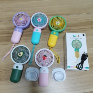 Wholesale Custom Logo <b>Mini</b> USB Battery Portable Air Cooling Fan Desktop Handheld Rechargeable Outdoor Household Use Made <b>Table</b> - Product Image 4