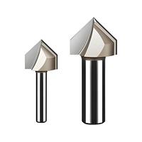 Fraise en carbure à 2/4 cannelures à grande vitesse pour routeurs CNC Conception anti-friction pour la coupe de bois dur de contreplaqué Support personnalisé OEM
