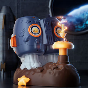 Lindo pato espacio <span class=keywords><strong>lanzadores</strong></span> gemelos juego de captura Flying Spinner juguete disco lanzacohetes para regalo de chico - Product Image 5