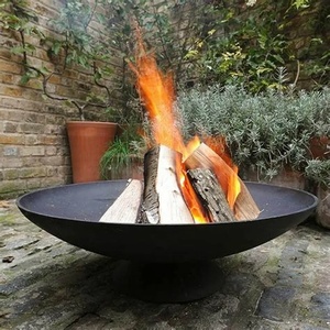 Brasero de Acero Corten Resistente al Calor para Exteriores, Color Natural Oxidado, para Leña, para Fiestas al Aire Libre - Product Image 5